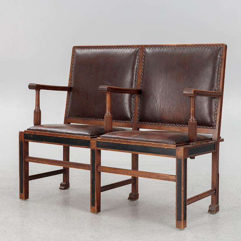 Bänk, 1900-talets början.