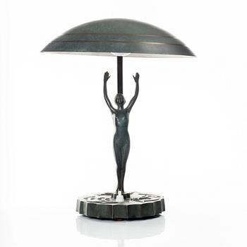 Bordslampa, art deco, 1920/30-tal.