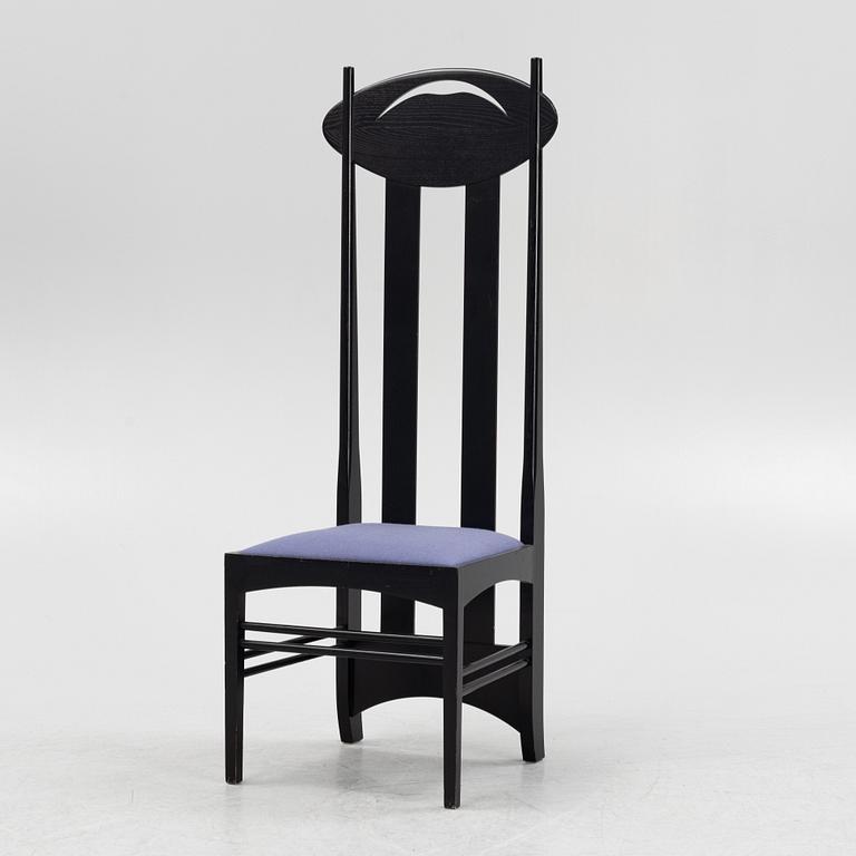 Charles Rennie Mackintosh, an 'Argyle' chair, Cassina.