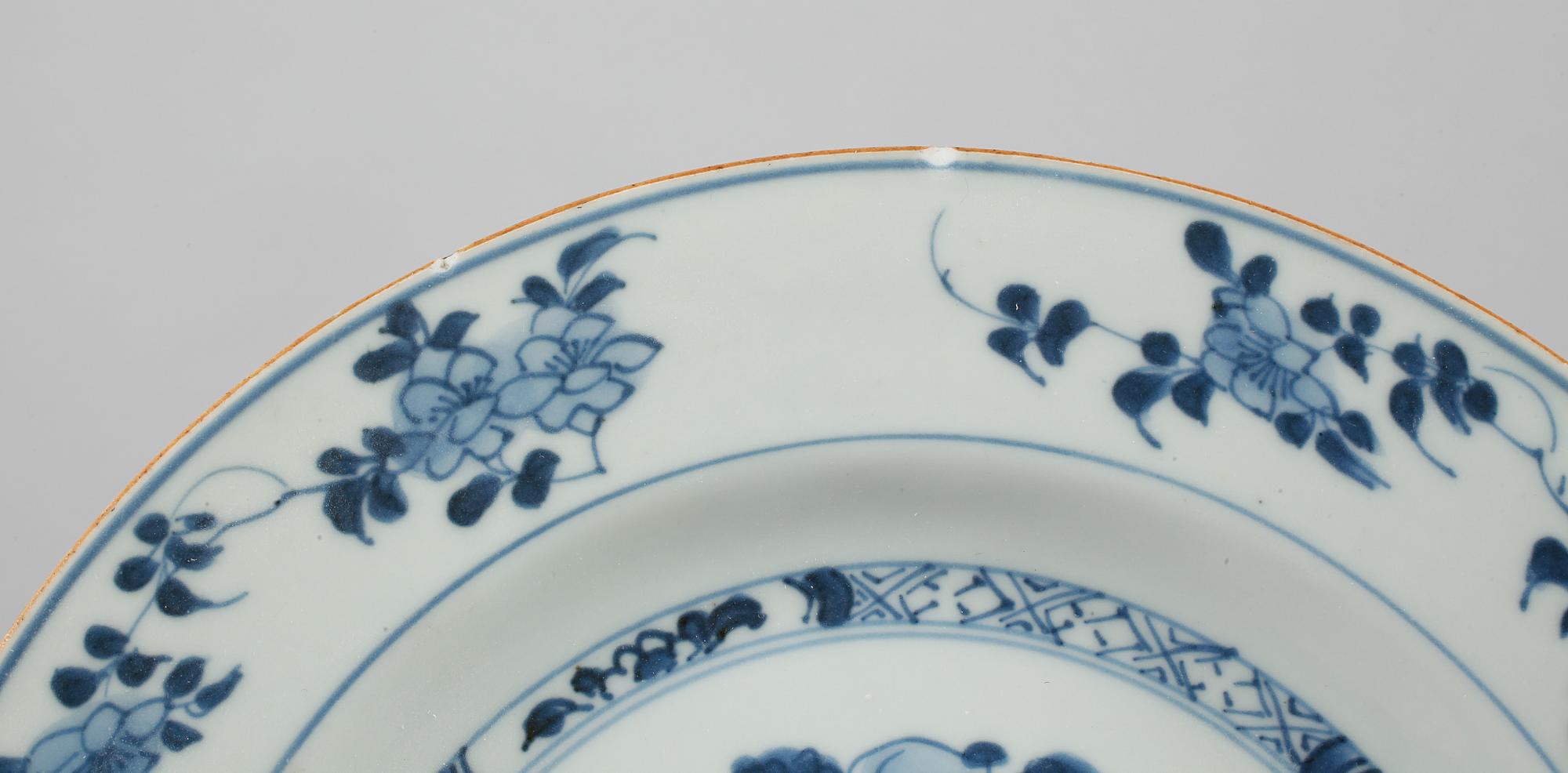 PARTI PORSLIN, 8 delar, Kina, 1700-tal och 1800-tal.