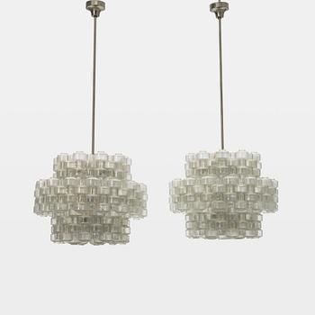 Gert Nyström, a pair of 'Festival' chandeliers, Fagerhult, 1960's/70's.