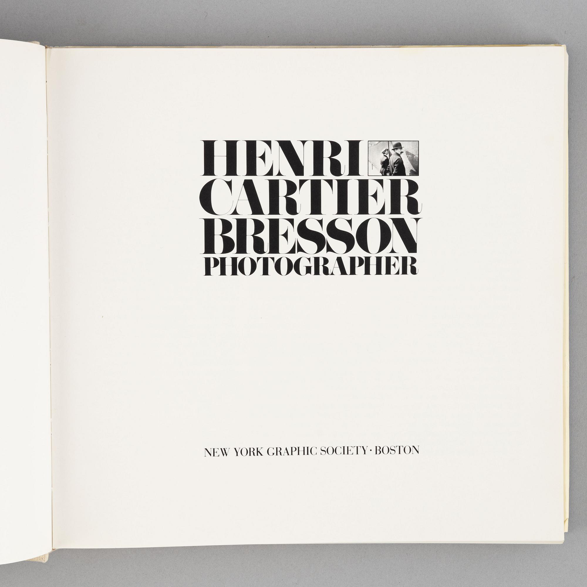 Two books about Henri Cartier-Bresson,