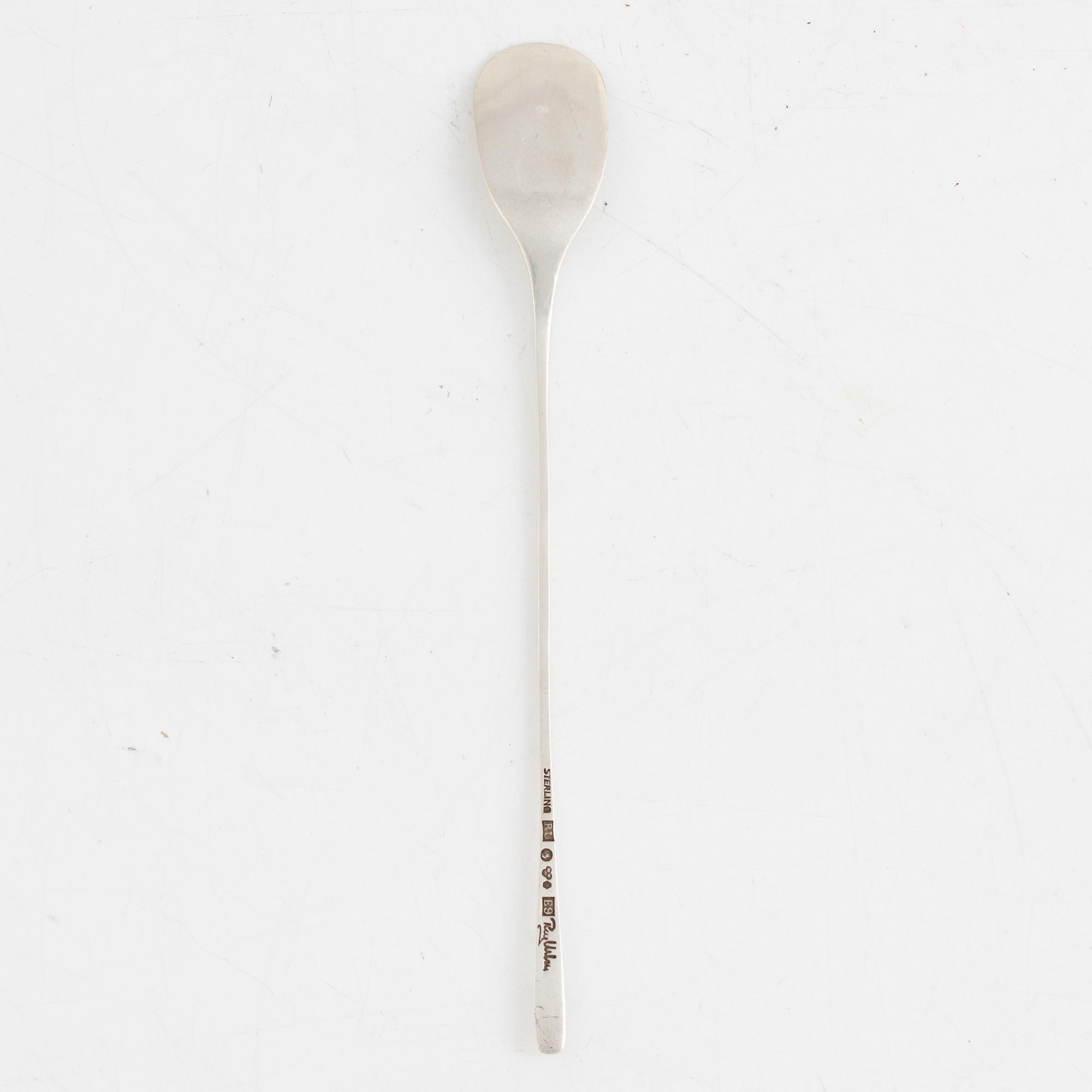 A Swedish sterling silver spoon, mark of Rey Urban, Stockholm 1955.
