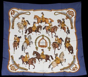SCARF, siden, "Reprise", Philippe Ledoux, Hermès, Paris, 1900/2000-tal.