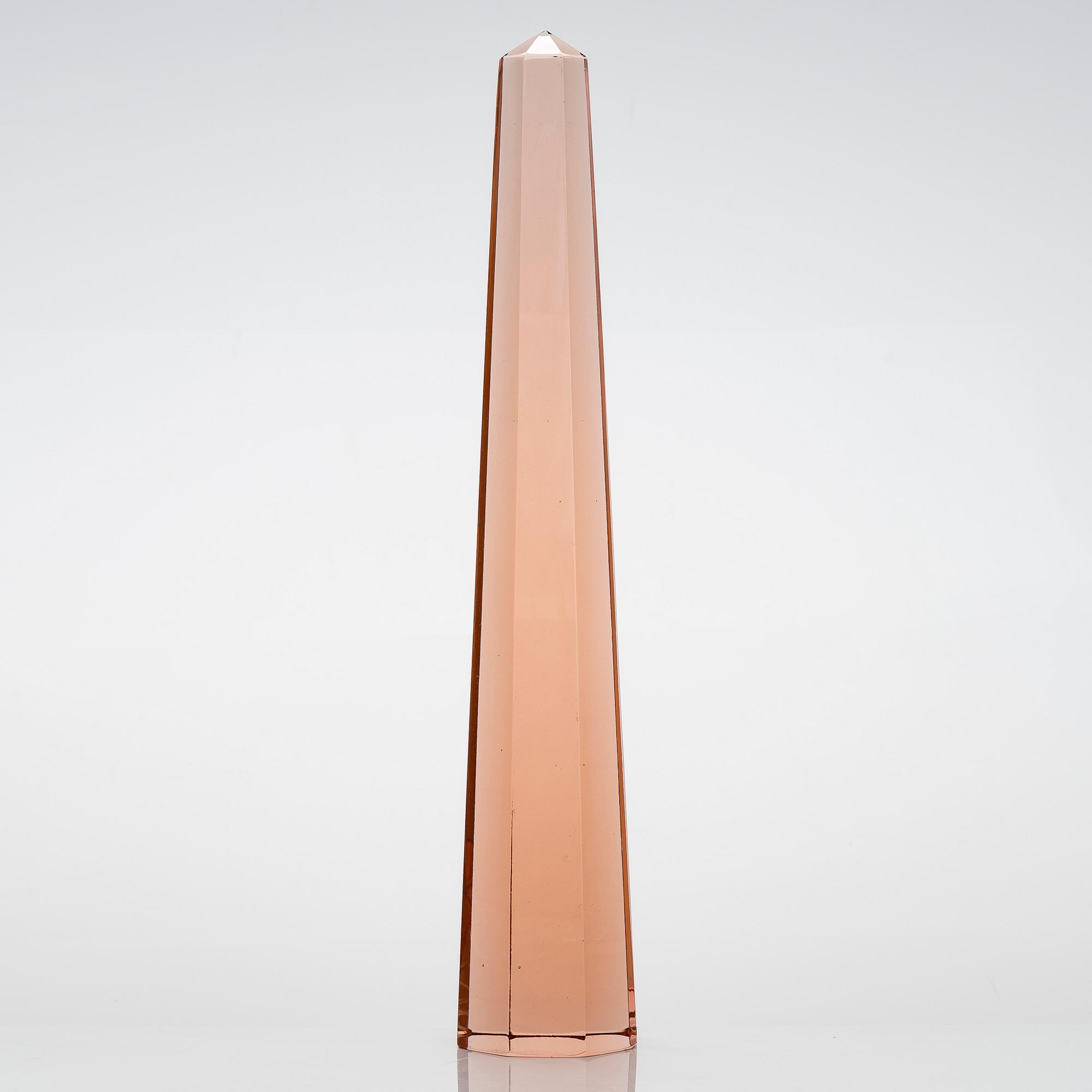 Paolo Venini, obelisk, signerad, Venini, Murano, Italien 1950/60-tal.
