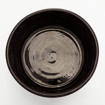Marita Lybeck, A ceramic bowl, signed ML.