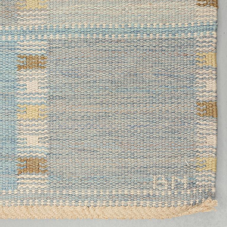 Barbro Nilsson, MATTO, "Falurutan, Duhs", flat weave, ca 408 x 225,5 cm, signed AB MMF BN.