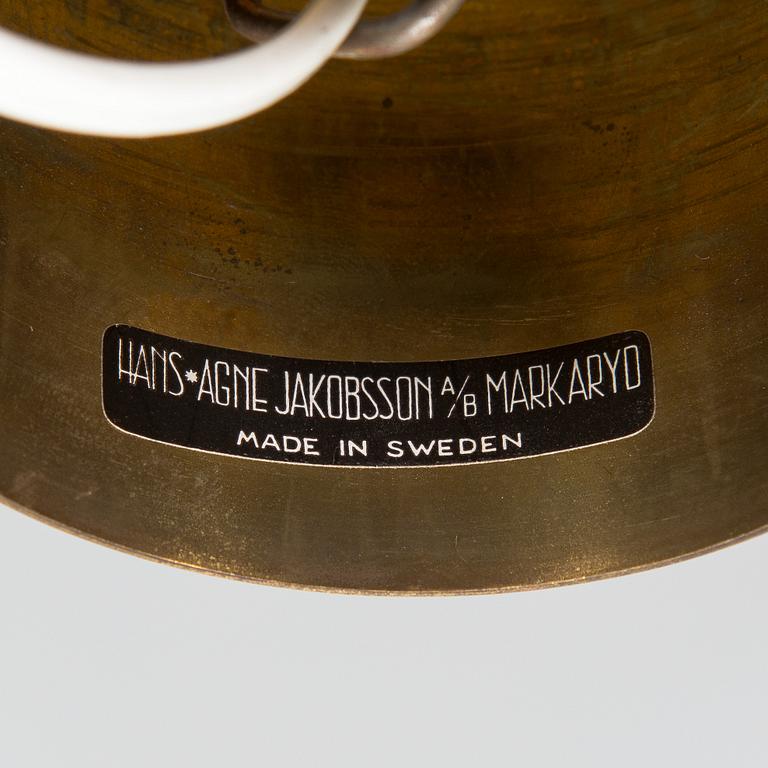 Hans-Agne Jakobsson, a model 'T 716' celiling light from Markaryd, Sweden, latter part of the 20th Century.
