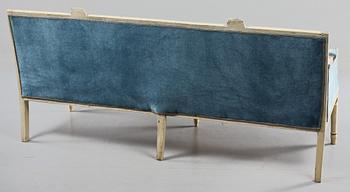 SOFFA, gustaviansk, omkring 1800.