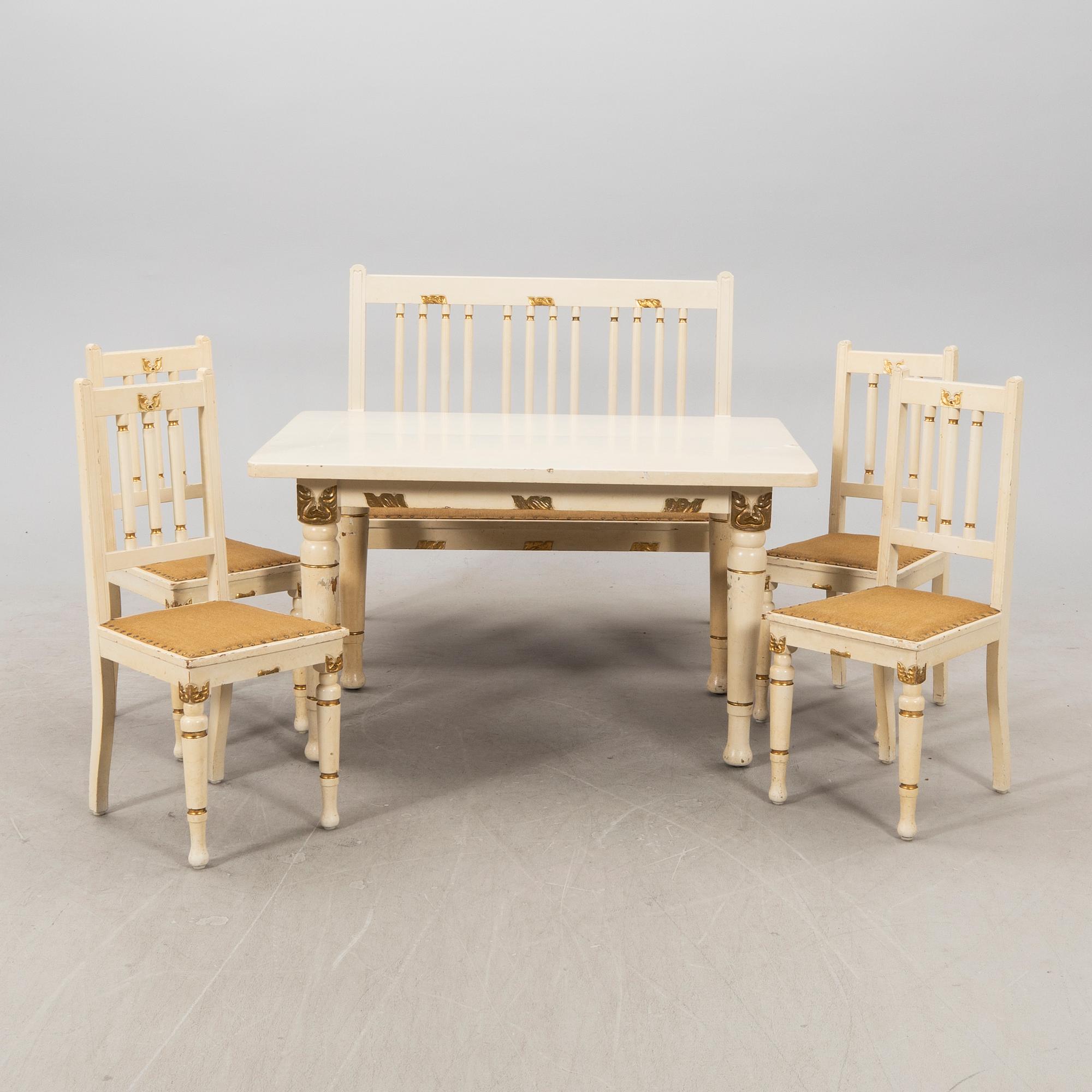 A six pcs suit Denmark around 1900.