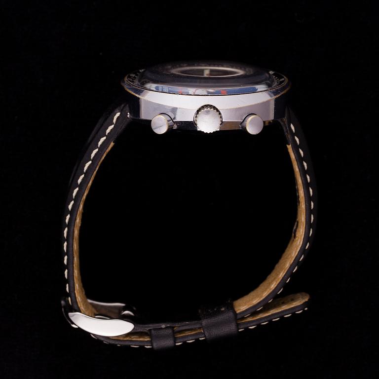 ARMBANDSUR, herr, HEUER, Easy Rider, stål. 1960-tal.