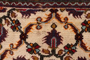 A Masulipatnam carpet, north India, c. 402 x 333 cm.