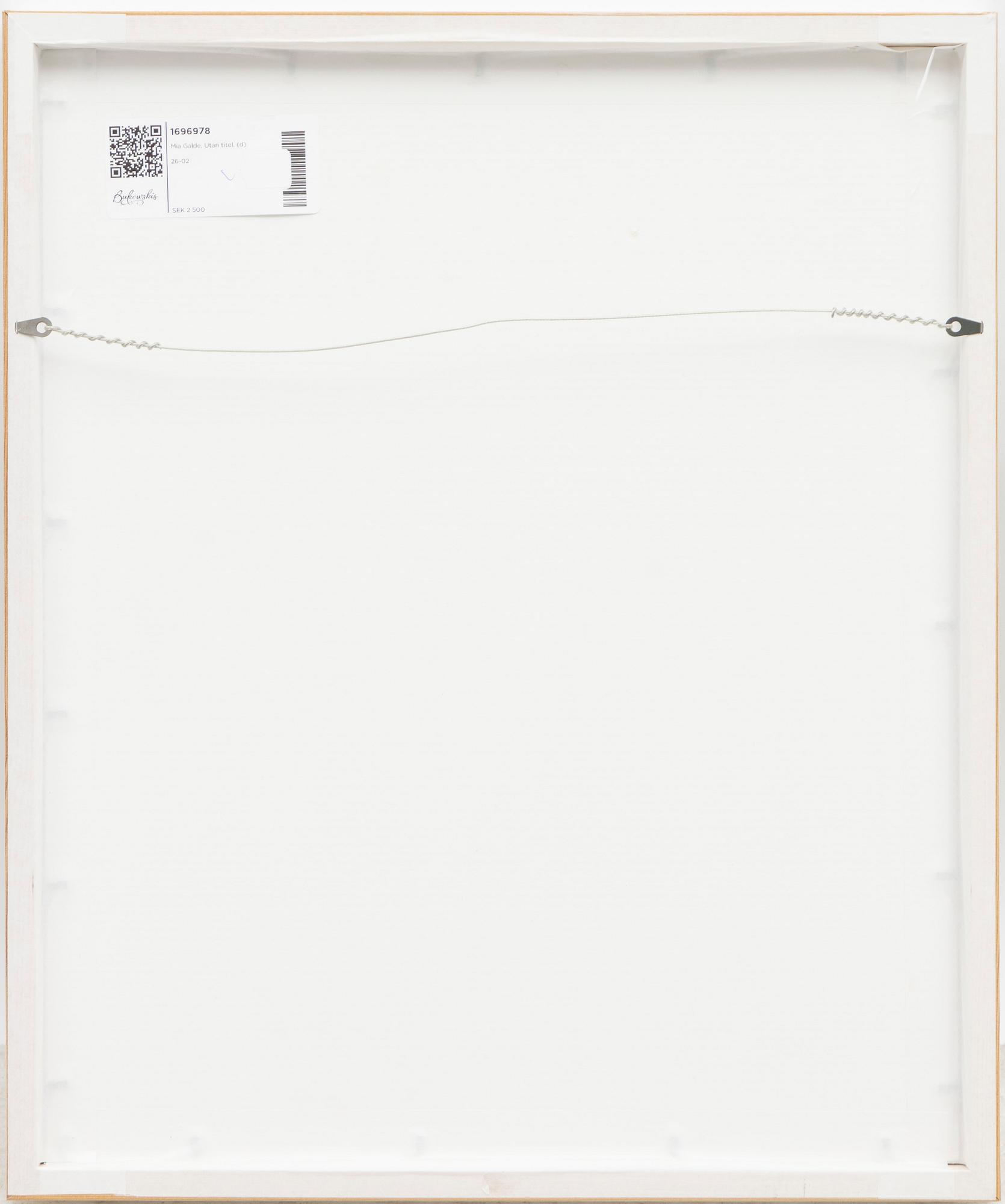 Mia Galde, Untitled.