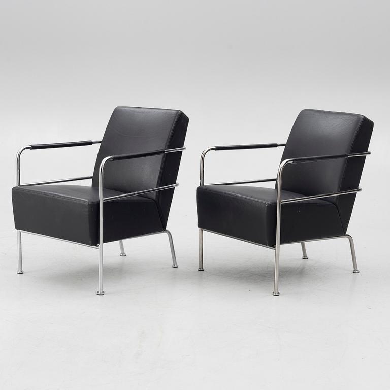 Gunilla Allard, a pair of 'Cinema' armchairs, Lammhults, Sweden.