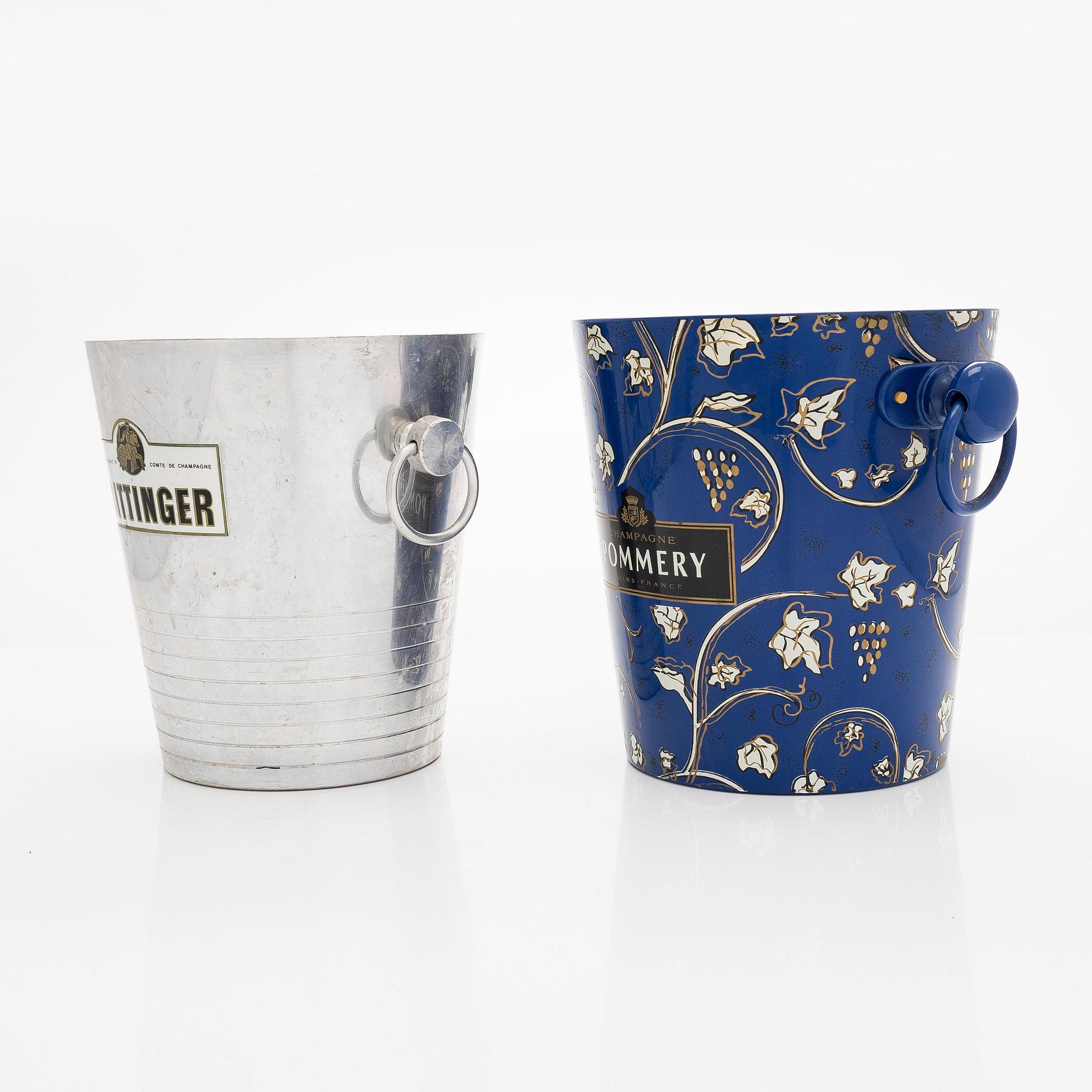 Two late 20th-century champagne coolers.
