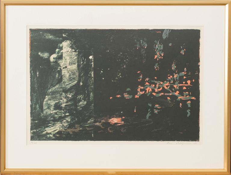 OLA BILLGREN, colour lithograph, signed, numbered 88/200 and dated- 83.