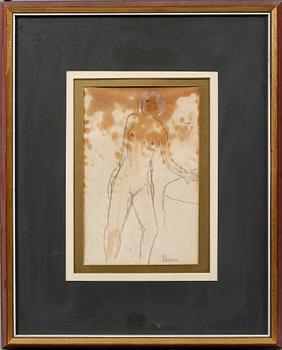 IVAN IVARSON, teckning, signerad.