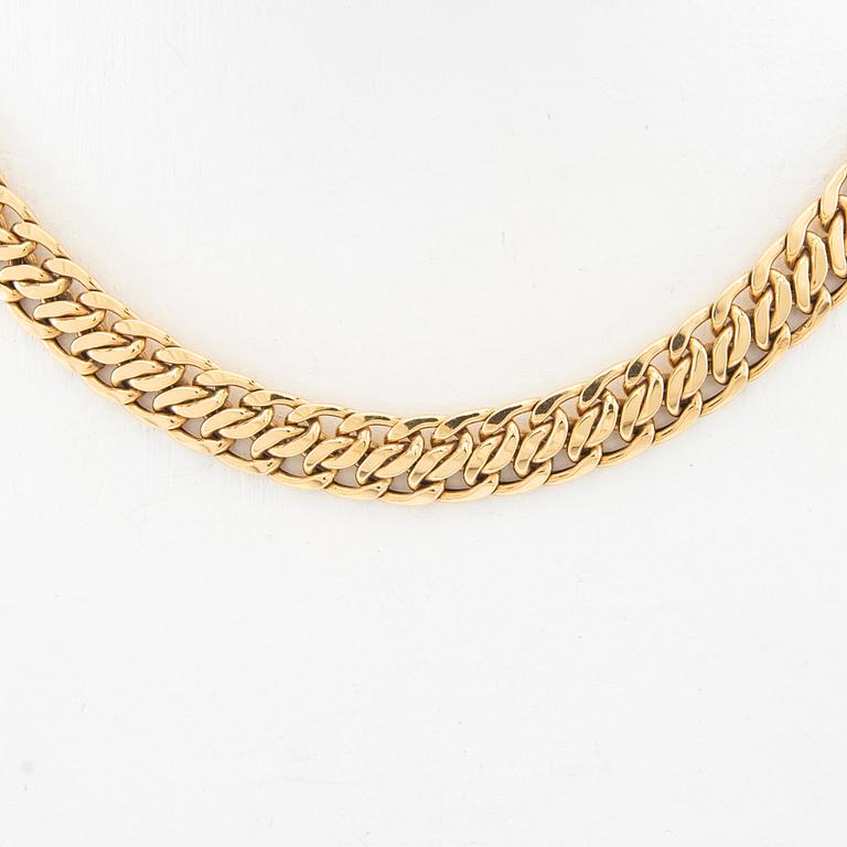 Necklace fantasy link 18K gold.