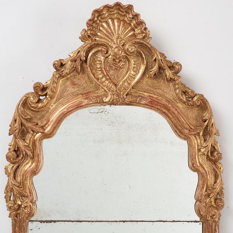 A German late Baroque mirror, first half of the 18th century.