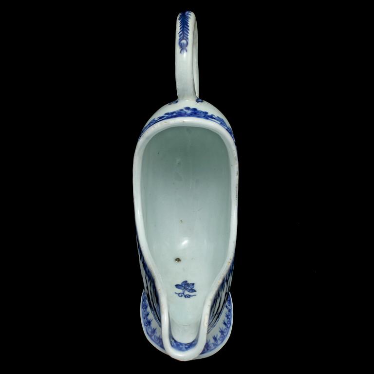 SÅSSNIPA, porslin, Kina, 1700-tal.