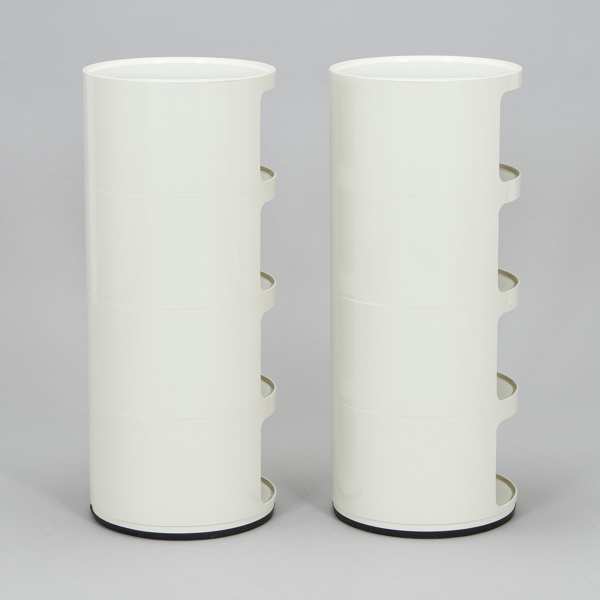 Anna Castelli Ferrieri, hurtsar, ett par, "Componibili 4", Kartell.