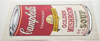 Andy Warhol, "Golden Mushroom" ur: "Campbell's soup II".