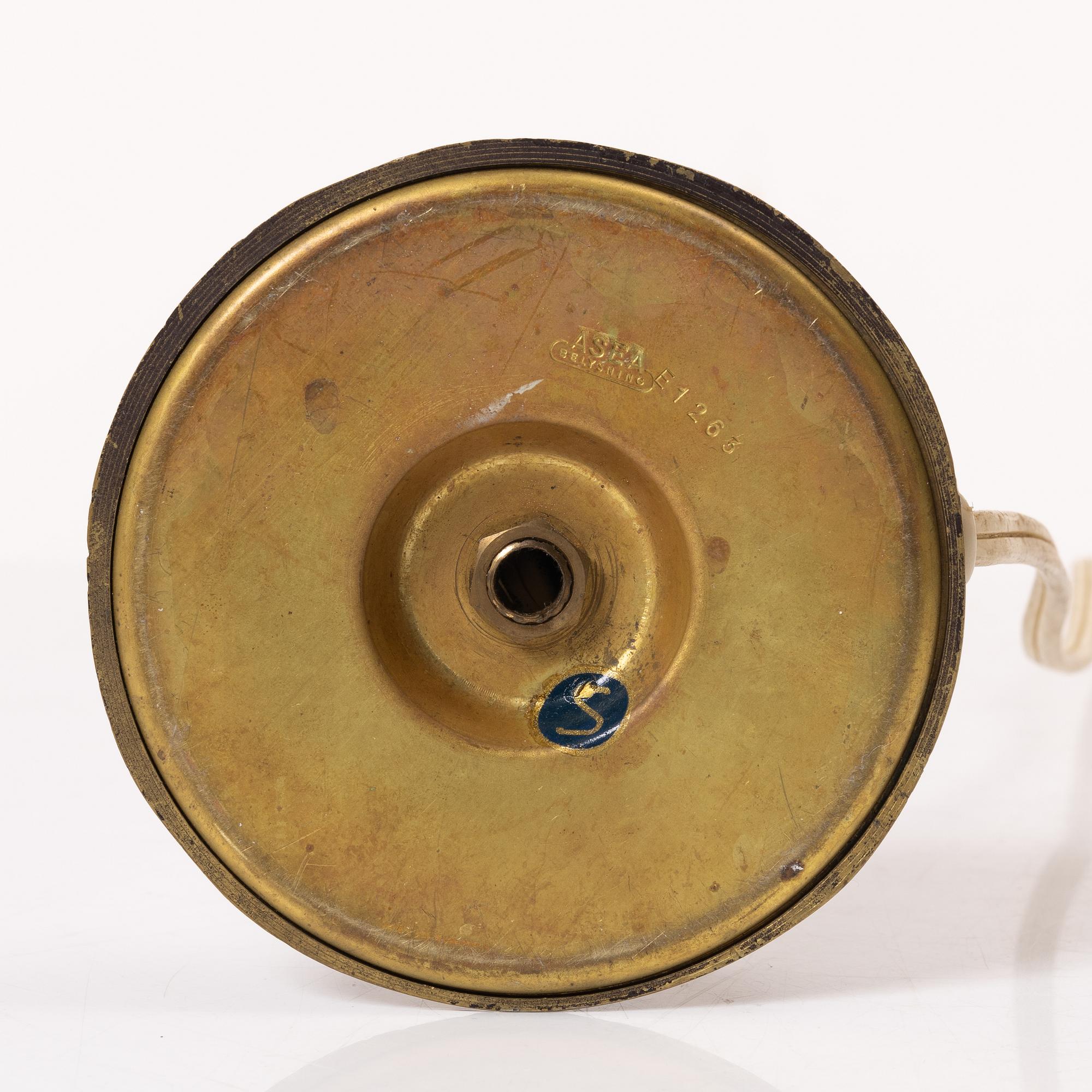 Table lamp model 1263, Asea Lighting. mid-20th century.