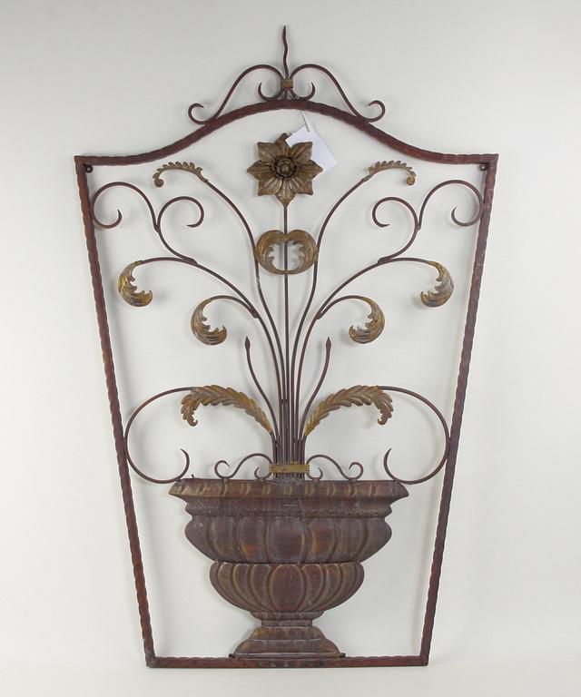 VÄGGDEKORATION, 1900/2000-tal, metall.