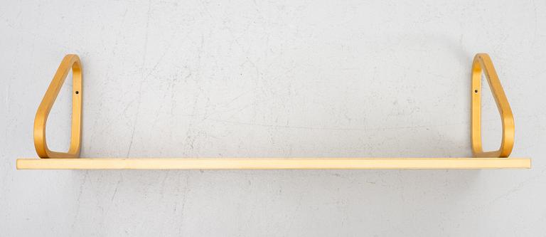 Alvar Aalto, a wall shelf, model 112A, Artek, Finland.