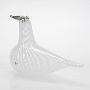 Oiva Toikka, Glass bird, Finland's 75th Independence Year, sign. Suomen sotka Oiva Toikka, Nuutajärvi 1992, 136/1992.