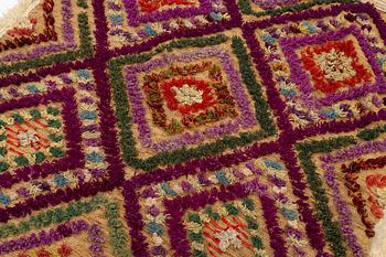 Quilt/blanket, folk art, possibly Hälsingland, 19th century.