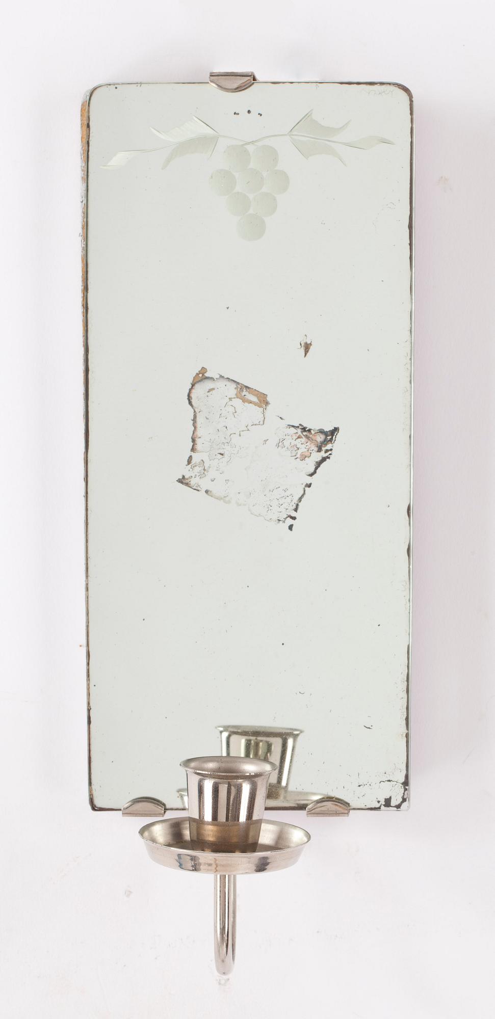 SPEGEL med LAMPETTER, ett par, 1900-talets andra kvartal/mitt.