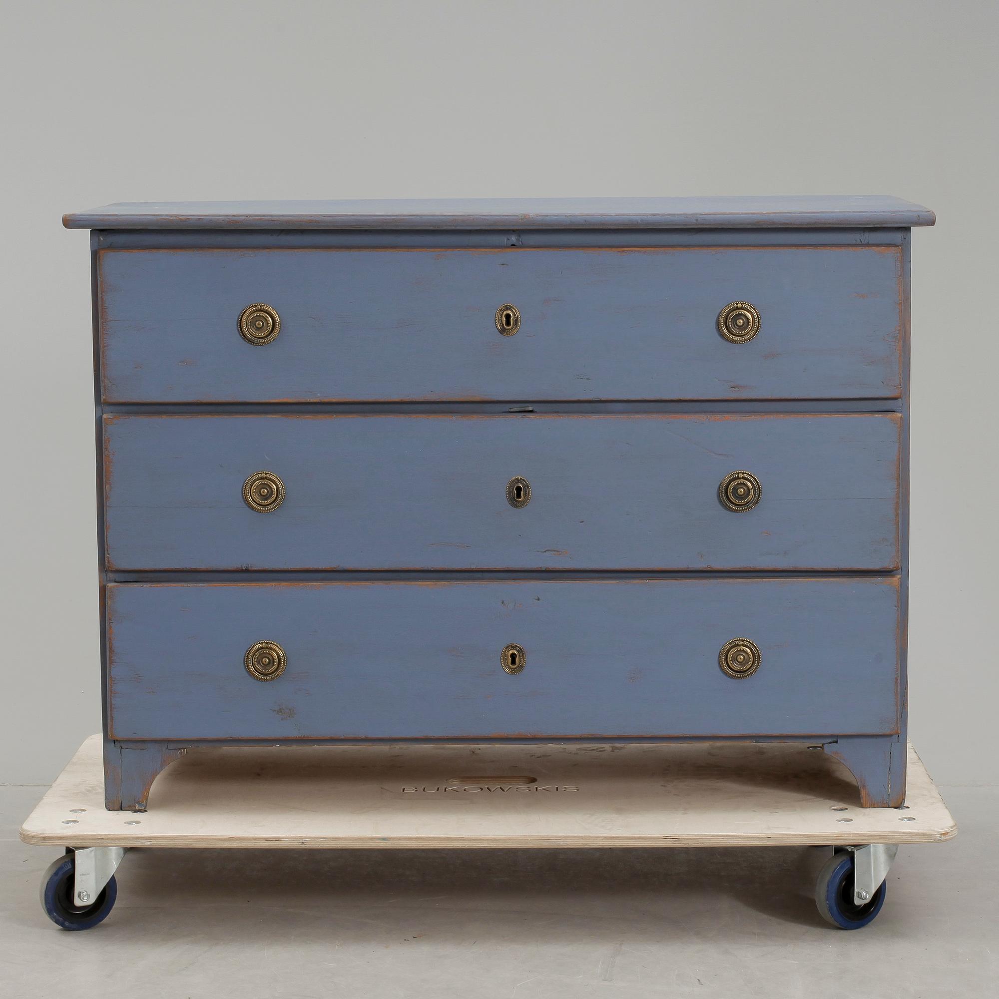 BYRÅ, gustaviansk stil, 1800-tal.