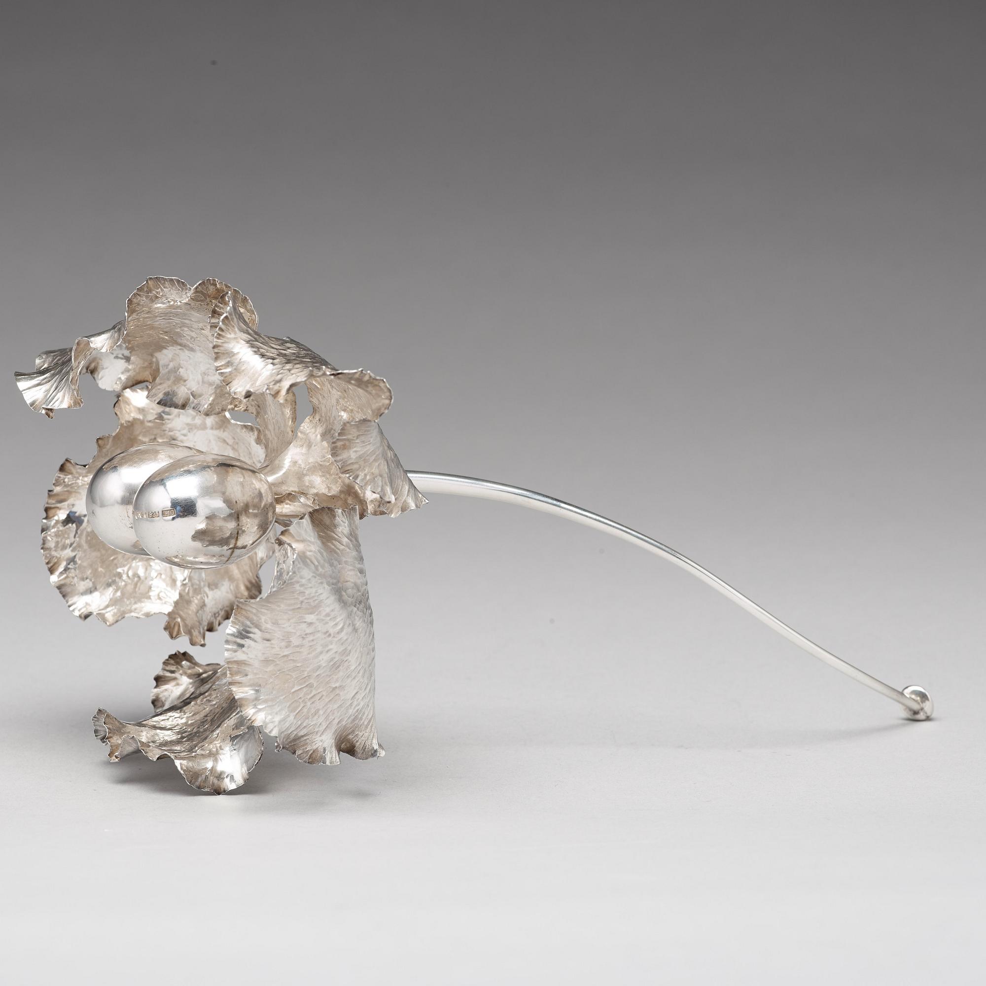 Kristian Nilsson, parfymflacon, Stockholm 1981, sterling.
