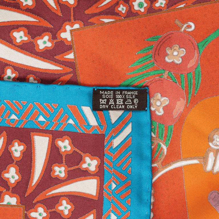 Hermès, scarf, "Zénobie, Reine de Palmyre".