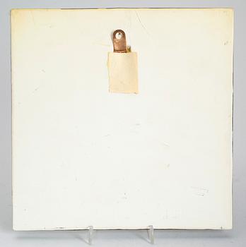 VÄGGPLATTA, stengods, Lisa Larson, Gustavsberg.