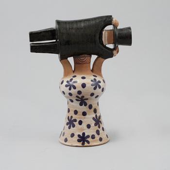 FIGURGRUPP, "Samhällsdebatten", Lisa Larson, Gustavsberg. Formgiven 1968.