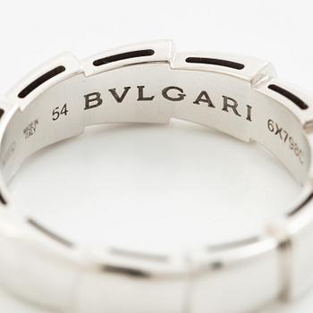 Bulgari, ring, "Serpenti viper band ring" 18K white gold.