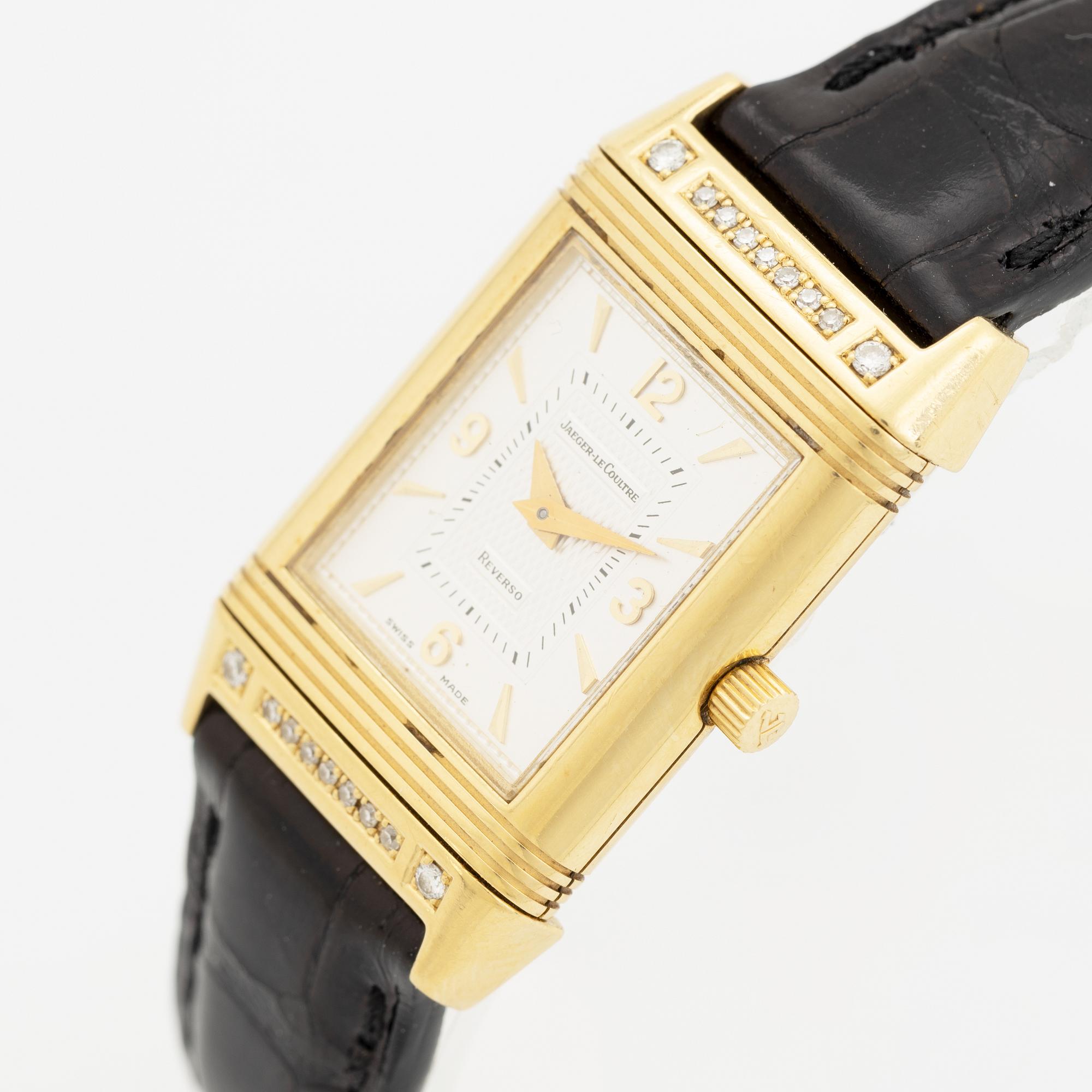 Jaeger-LeCoultre, Reverso, wristwatch, 19,5 x 28,5 (33) mm.