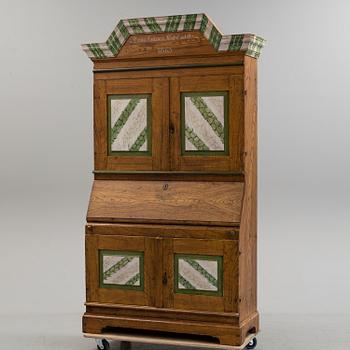 A SWEDISH CABINET, Björknäs, Värmland. Marked Daniel Andersson, Kerstin Olsdotter 1863.