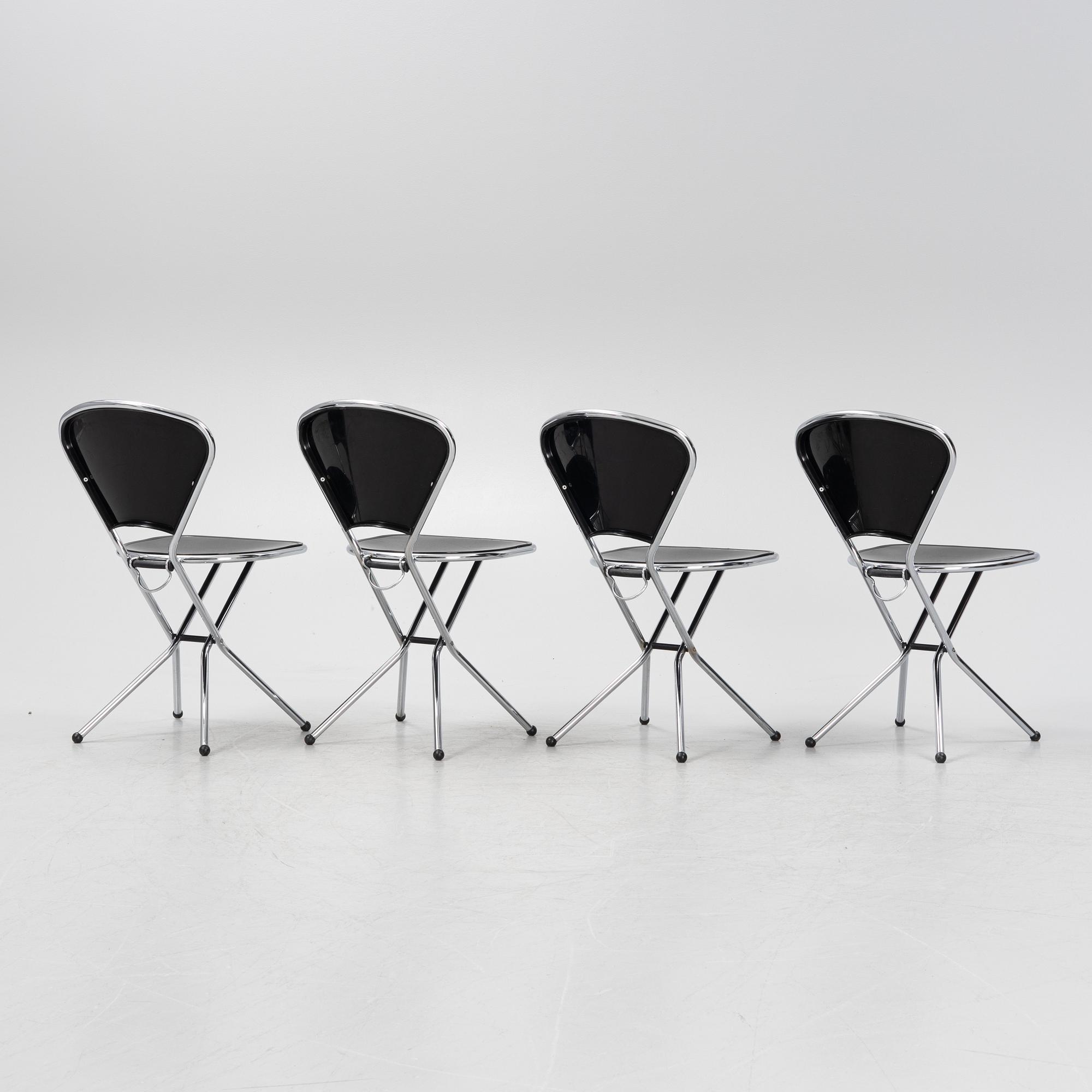 Niels Gammelgaard, four chairs, 'Sebastian', Ikea.