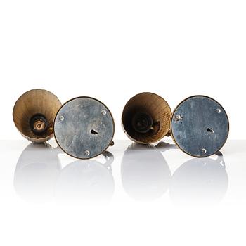 Harald Notini, a pair of table lamps, model '15470', Arvid Böhlmarks Lampfabrik, Sweden, 1940s.