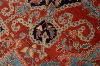 A carpet, semi-antique Heriz, ca 376-373,5 x 267 cm.