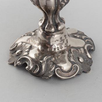 Carl Nyström, a silver tazza, Stockholm, 1854.