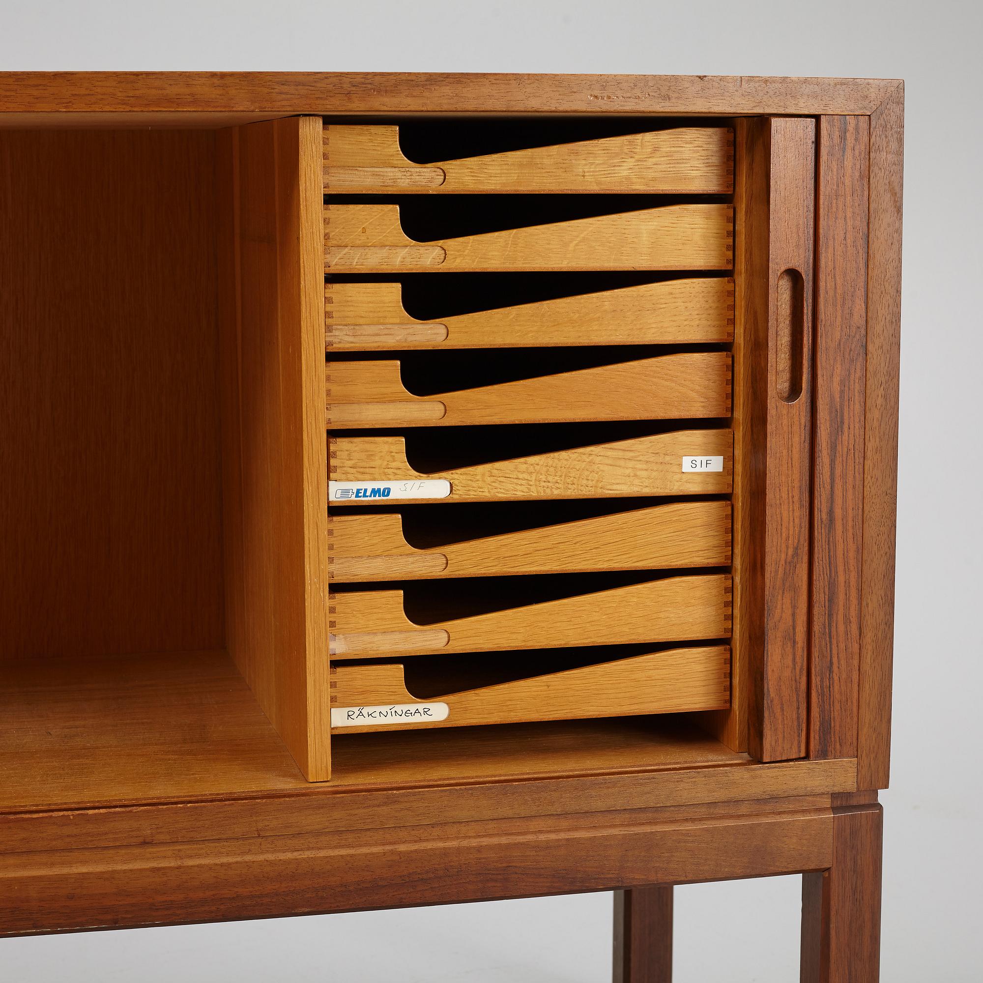 Sideboard, three pieces, 1960's/70's.