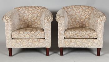 FÅTÖLJER, 1 par, 1900-talets mitt.