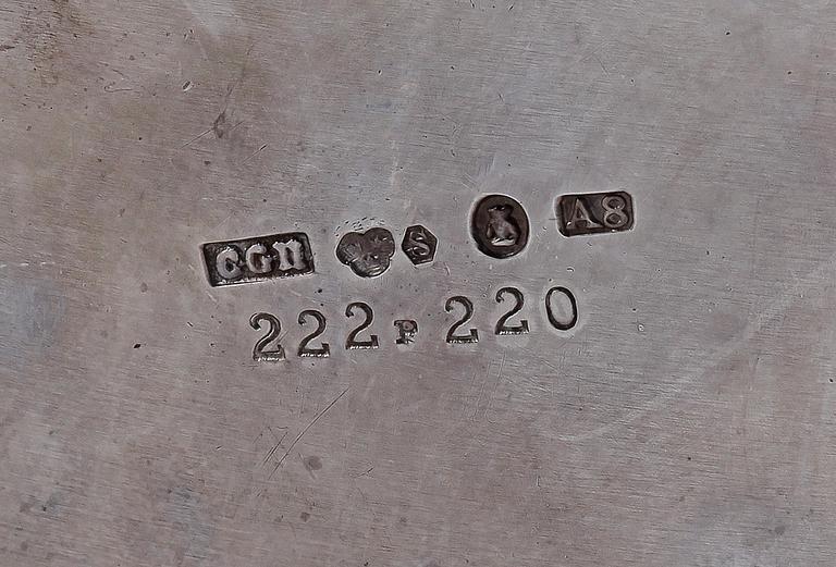 SKÅL, silver. CG Hallberg, Stockholm 1903. Vikt  314 gr.