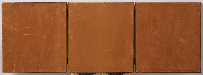 Okänd konstnär, fyra målningar, akvarell och tusch, Qingdynastin, 1800-tal.