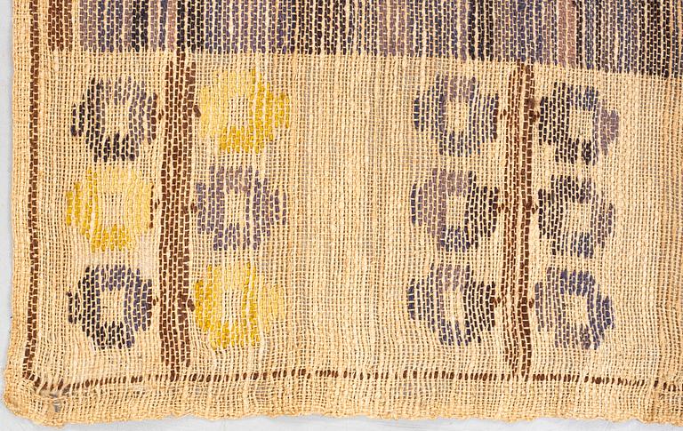 Märta Måås-Fjetterström, a drape, "Blåklockan", flat weave, ca 248 x 151,5-153 cm, signed MMF.