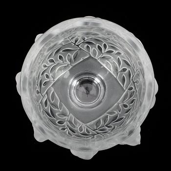 SKÅL på FOT, glas, Lalique, Frankrike, signerad. 1900-talets andra hälft.